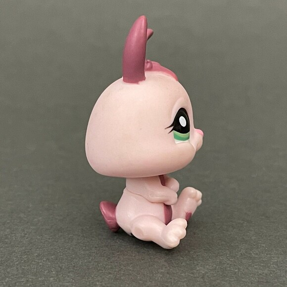 LPS Littlest Pet Shop Hasbro Figure Bunny Rabbit 2007 Pink - Picture 2 of 6
